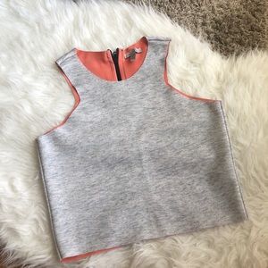 Zara light neoprene Crop Top